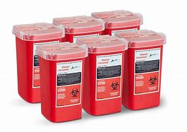 Image result for Sharps Disposal Container Round Top