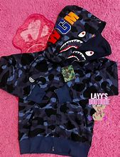 Image result for Double BAPE Hoodie Blue