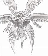 Image result for Angel with 6 Wings Anime