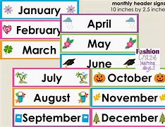 Image result for Year Calendar Month Clip Art
