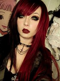 Image result for Goth Makeup and Hair