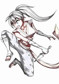 Image result for Anime Ninja Girl Sketch