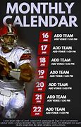 Image result for Sports Schedule Calendar Template