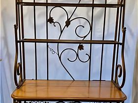 Image result for Wrought Iron Bakers Rack