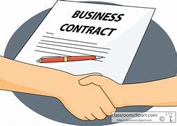 Image result for Free Business Contract Clip Art