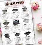 Image result for Cake Pan Size Conversion Chart