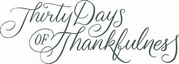 Image result for 30 Days of Thankful
