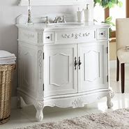 Image result for White 36 Inch Bathroom Vanities with Tops Included