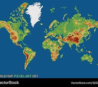 Image result for Pixel Art Earth Map