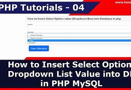 Image result for List Box in PHP