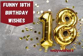 Image result for Funny 18th Birthday Wishes