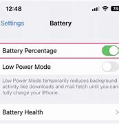 Image result for How to Show Battery Percentage On iPhone 13