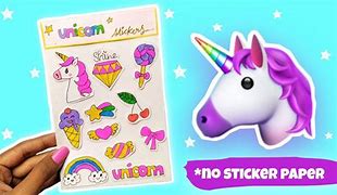 Image result for DIY Printable Stickers Unicorn