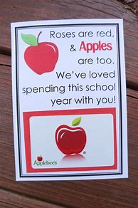 Image result for Apple Gift Card Printable for Teacher Appreciation