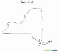 Image result for New York State Map Outline Printable