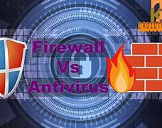 Image result for Antivirus vs Firewall