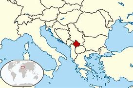 Image result for World Map with Kosovo Countries