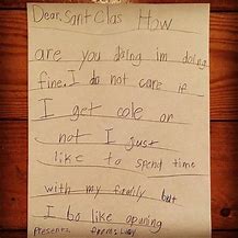 Image result for Funny Notes From Santa Images