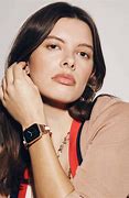 Image result for Ladies Apple Watch Black or White Leather Bands