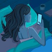 Image result for Sleep and Smartphone Cartoon