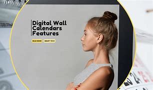 Image result for Digital Wall Calendar