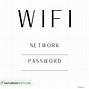 Image result for Wifi Password Poster