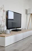 Image result for Low Long TV Cabinet with Wheels