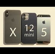 Image result for iPhone Mini vs iPhone X