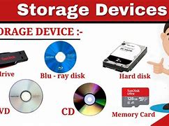 Image result for 5 Types of Storage Devices