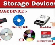 Image result for Pictures of Basic Storage Devices of Computer