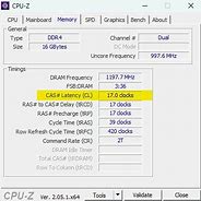 Image result for Cas Latency Chart