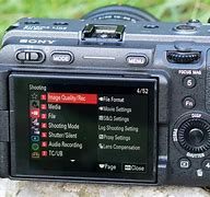 Image result for Sony FX30 Menu and Buttons