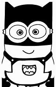 Image result for Superman Minion Coloring Page
