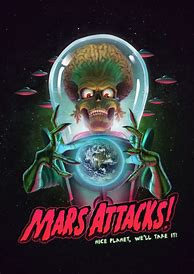 Image result for Mars Attacks Cartoon
