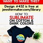 Image result for Sublimation for Dark Colors