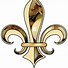 Image result for Saints Fleur De Lis Clip Art