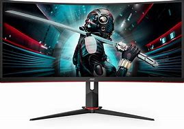 Image result for 2 Curved Monitor Computer