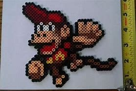 Image result for Diddy Kong Perler Beads