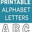 Image result for Middle Letter Cut Outs