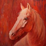 Image result for Red Horse Painting
