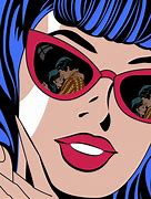 Image result for Girl with Sunglasses Art
