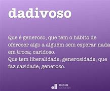 Image result for dadivoso