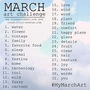 Image result for March Art Challenge