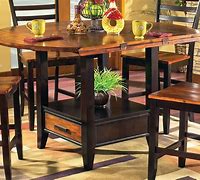 Image result for Square Bar Height Dining Table