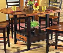 Image result for Round Counter Height Kitchen Table