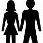 Image result for Male and Female Silhouette Clip Art