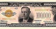 Image result for 100000 Bill Dollar Woodrow Wilson