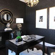 Image result for Black and Gold Office Decor