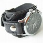 Image result for Men's Leather Cuff Wrist Watch