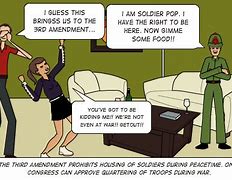 Image result for 3rd Amendment Cartoon